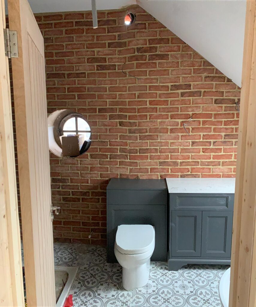 Newly built bathroom in staines